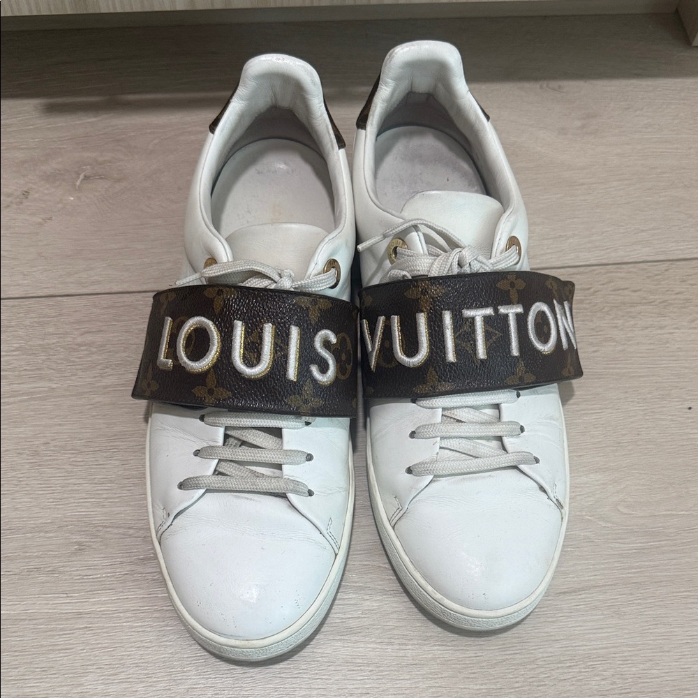 Louis Vuitton FRONT ROW WOMENS Sneakers- Logo with Straps